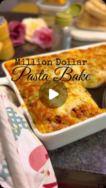 Raeesa Abdool Carrim | Foodie on Instagram: "Million Dollar Pasta Bake 

I’ve been making this for some time it just has a tiktok name now 🤭
Combining two classic pasta sauces, Bolognese and Alfredo layered in a pasta bake with cheese has got to be the most comforting meal! I often swop these over and toss the pasta in the Bolognese and top with the Alfredo sauce, cheese and bake! 

It’s giving flavours of Lasagna in a different form, so if you like lasagna… this is for you!

Million Dollar Pasta Bake 
By @sugar_n_ice_by_rae

1/2 pack of spaghetti or tagliatelle 
Boiled and placed in a greased casserole dish. (Reserve pasta water)

Bechamel Alfredo Sauce
3 Tablespoons butter 
3 Tablespoons flour 
2.5 cups milk 
Salt &White pepper 
1/4 tsp Garlic 
2-3 Tablespoons grated Parmesan cheese 

M Million Dollar Pasta, Tomato Based Pasta, Pasta Sauce Tomato, Tiktok Name, Meatball Pasta Bake, Cheese Melt, White Sauce Pasta, Pasta Bolognese, Instagram Recipes