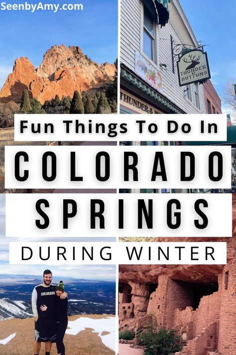 Colorado Springs Winter, Things To Do Colorado, Colorado Springs Things To Do, Winter In Colorado, Winter Family Activities, Colorado Family Vacation, Colorado Springs Vacation, Things To Do In Colorado, Colorado City