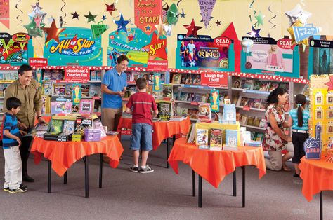 Book Exhibition, School Book Fair, Family Literacy Night, Book Fairs, Fair Theme, Scholastic Book Fair, Early Childhood Centre, Family Literacy, Fair Display