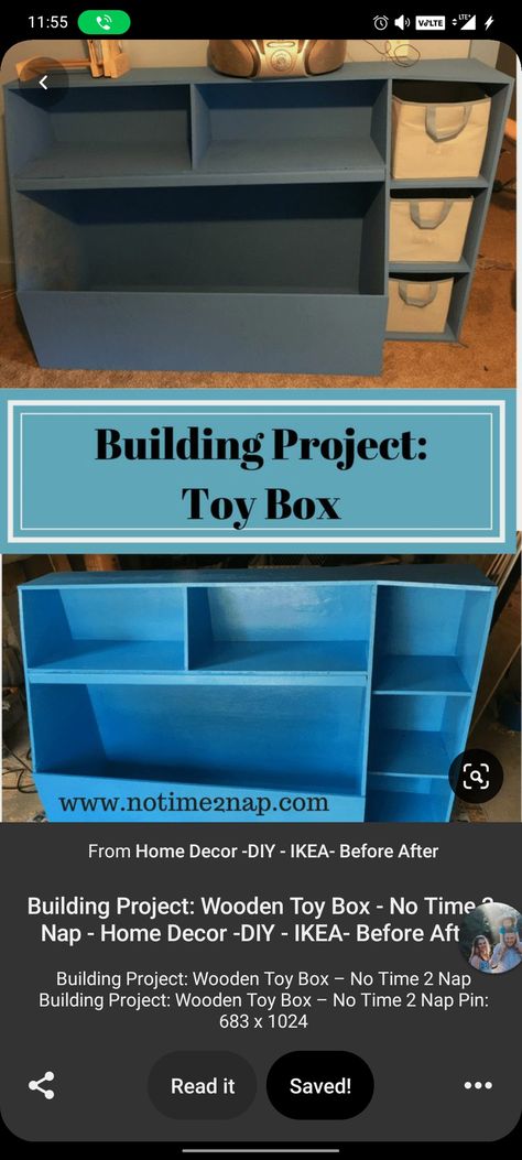 Toy Box Alternative, Diy Toy Box Ideas, Woodworking Plans Toys, Woodworking Kits, Wood Projects For Kids, Wooden Toy Boxes, Wood Building, Plan Toys, Small Woodworking Projects