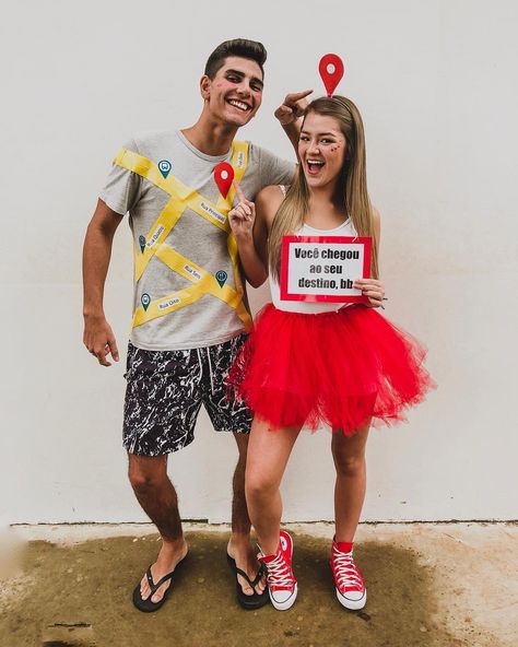 Cool Couple Halloween Costumes, Halloween Parejas, Couple Cosplay, Fantasy Party, Carnaval Costume, Bold Makeup Looks, Cute Couple Halloween Costumes, Halloween Costumes For Couples, Carnival Costumes