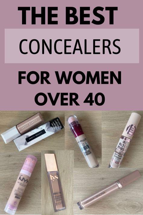 concealers for over 40 Best Eye Concealer For Older Women, Foundation For Women In Their 40s, Best Concealer For Over 40, Under Eye Concealer Over 40, Makeup For 40 Year Old Women, Make Up Over 40, Best Eye Concealer, Best Drugstore Concealer, Best Under Eye Concealer