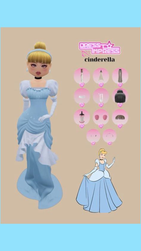 Cinderella Dress To Impress, Cindarella Dress, Belle Dress, Cinderella Dresses, Cinderella, Dress To Impress