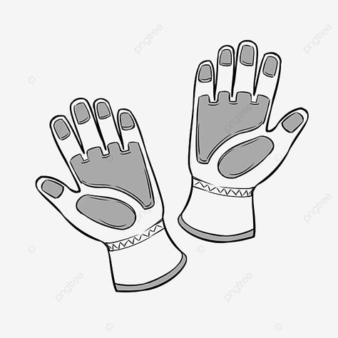 Hand Gloves Drawing, Drawing Gloves, Weather Unit Study, Gloves Drawing, Cartoon Gloves, Gloves Diy, Flat Web Design, Drawing Black And White, Weather Unit