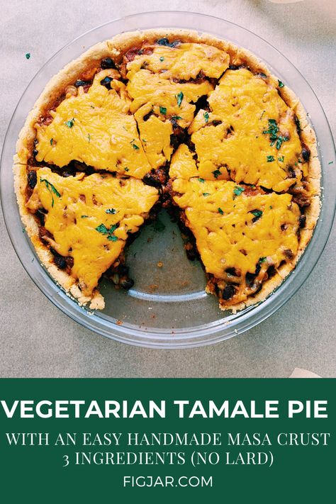 Vegetarian Tamale Pie Recipe, Black Bean Tamale Pie, Vegetarian Tortas Mexican, Vegetarian Tamale Pie, Recipe With Black Beans, Vegetarian Tamales, Tamale Pie Recipe, Vegan Tamales, Vegetarian Mexican Recipes