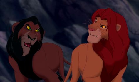 simba and scar Disney Lines, Lion King 2, Il Re Leone, King Simba, The Lion King, The Lion, Big Cats, Lion King, Dreamworks