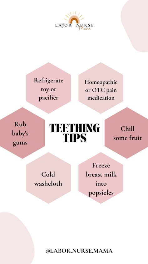 Most babies start teething around 6 months of age but can happen as early as 4 months old. ⁠ ⁠ You may notice that baby is fussier, drooling more, biting or chewing on things, and trying to put their hands in their mouth. This is all totally normal, and just a sign that baby's teeth are starting to come in. ⁠ ⁠ Teething can affect your baby's sleep, cause them to have a slight fever, and even have a rash. Basically, teething is not fun. ⁠ ⁠ But don't worry, I have some tips for you. ⁠ Teething Tips, Baby Teething Remedies, 8 Month Baby, Baby Remedies, Essential Oils For Pregnancy, Teething Remedies, Labor Nurse, Baby Led Weaning Recipes, Lower Back Pain Exercises