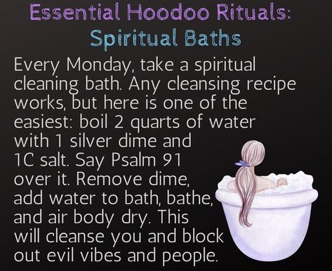 Spiritual Bath Recipes, Spiritual Cleansing Bath, Spirituality Energy Universe, Cleansing Bath, Wicca Recipes, Hoodoo Magic, Hoodoo Conjure, Candle Magic Spells, Hoodoo Spells