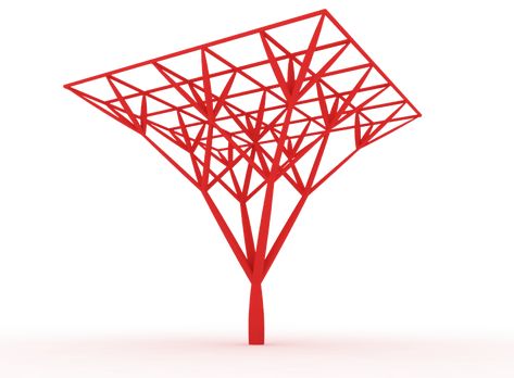 05 - copia Tree Structure, Architecture Presentation Board, Entrance Gates Design, Plans Architecture, Arch Model, Space Frame, Generative Design, Parametric Design, Roof Structure