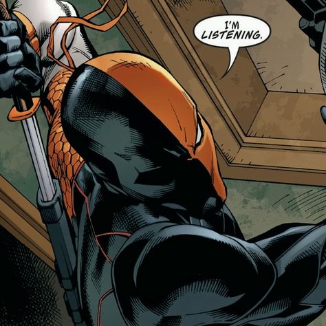 Deathstroke Comics, Dc Deathstroke, Deathstroke The Terminator, Slade Wilson, Red Hood Comic, Icons Marvel, Persona 5 Anime, Comic Icons, Dc Icons