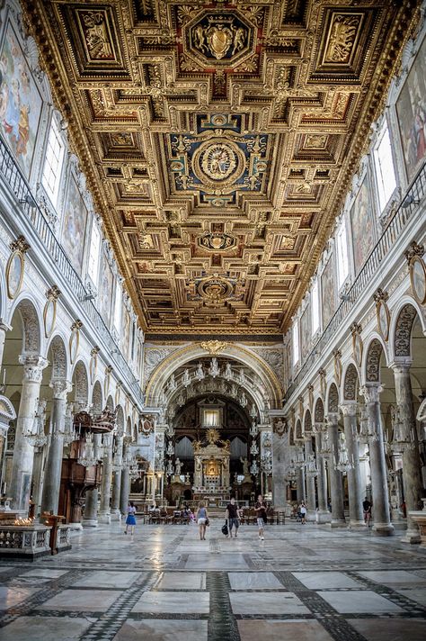 Rome Tourist, Peterborough Cathedral, Exeter Cathedral, Ely Cathedral, Santa Maria Maggiore, Beautiful Churches, Cathedral Architecture, Sacred Architecture, Church Interior