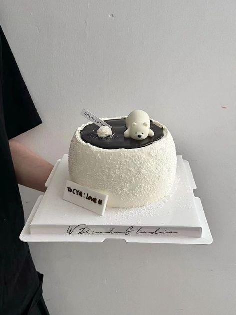 Cake For Boyfriend, Cake Story, Pinterest Cake, Cake Cafe, 귀여운 음식 그림, Funny Birthday Cakes, Mini Cakes Birthday, Creative Birthday Cakes, Simple Birthday Cake