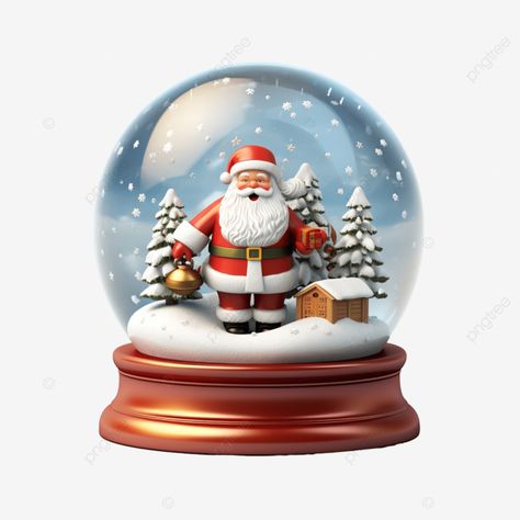 christmas snow globe with shiny snow santa claus winter landscape snow globe santa png Png Landscape, Globe Clipart, Winter Snow Globe, Santa Snow Globe, Landscape Snow, Christmas Snow Globe, Landscape Winter, Christmas Snow Globes, Christmas Snow