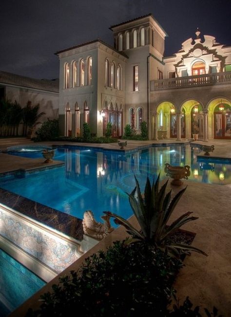 This is a real place? Luxurious Pool, Luxury Pools, Mosaic Pool, Dream Pools, Beautiful Pools, Mansions Luxury, Dream Houses, Outdoor Swimming, Cool Pools