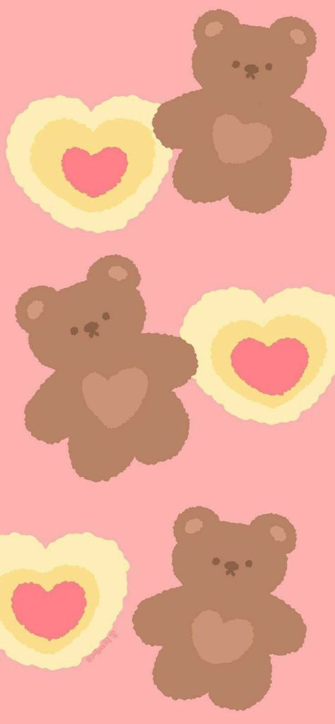 Wallpapers Cute, Cute Hello Kitty, Hello Kitty Iphone Wallpaper, Wallpaper Iphone Cute, Teddy Bears, Wallpaper Iphone, Cute Wallpapers, Bears, Iphone Wallpaper