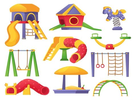 3d Beach Art, Outdoor Kindergarten, Kindergarten Posters, Playground Activities, Children Playground, Outdoor Playset, Kindergarten Art Lessons, Park Equipment, File Folder Activities