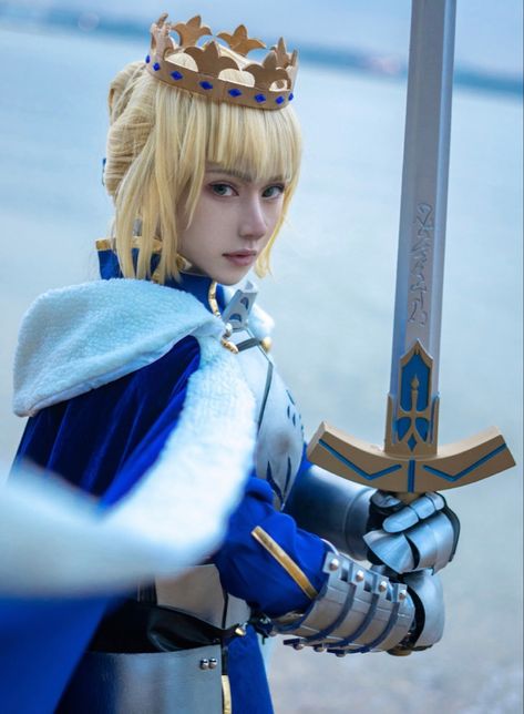 Saber Cosplay, Type Moon, Art Girl, Avatar, Anime Art, Anime