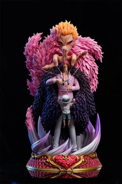 One Piece Corazon, Action Figure One Piece, One Piece Figure, 3d Figures, Resin Statue, Anime Figurines, Anime Dolls, Action Figures Collection, Fanarts Anime