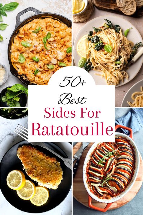 Ratatouille Side Dish, What To Eat With Ratatouille, What To Serve With Ratatouille, Italian Seafood Salad Recipe, West Coast Kitchen, Ratatouille Dish, Zesty Italian Chicken, Pasta Veggies, Coast Kitchen