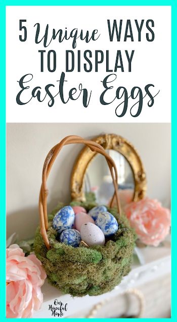 How To Display Easter Eggs, Easter Egg Display, Easter Egg Display Ideas, Display Easter Eggs, Egg Display Ideas, Egg Display, Decorative Eggs Display, Diy Chinoiserie, Antique Egg Basket