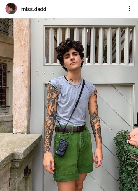 Vasiliki Halastaras, Enby Style, Enby Outfits, Non Binary Outfits, Enby Fashion, Non Binary Fashion, Butch Fashion, Genderqueer Fashion, Lesbian Outfits