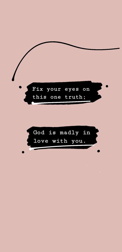 God is madly in love with you God Is Madly In Love With You, God Is With You, God Wallpaper, Quotes God, Trendy Quotes, Madly In Love, Verse Quotes, Bible Verses Quotes, God Is Good