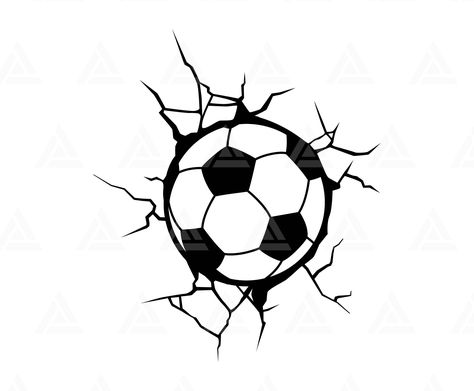 Window Painting Ideas, Soccer Svg, Cracked Wall, Soccer Birthday, Window Painting, Posters Wall, Personal Project, Chelsea Fc, Creative Words