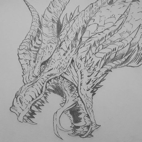 Image may contain: drawing Hope Drawing, Avatar Tattoo, King Ghidorah, Drawing Pictures, Dragon Sketch, Kaiju Art, Kaiju Monsters, Creature Drawings, Dragon Artwork