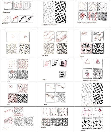 Zentangles Patterns PDF | PDF Zentangle Worksheets Free Printable, Zentangle Beginner Step By Step, How To Draw Zentangle Patterns Step By Step, Zen Tangle Patterns Easy Step By Step, Beginner Zentangle Patterns Step By Step, Zentangle Worksheet, Zentangle Designs Step By Step, Zentangle Tutorial Step By Step, Zen Tangle Patterns