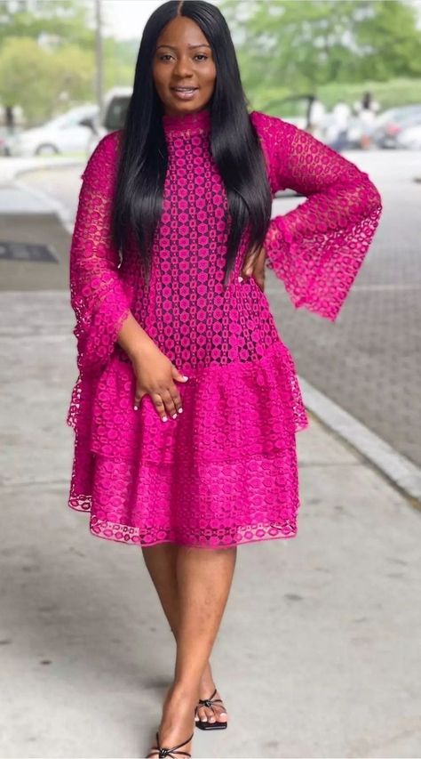 Chiffon Dress Casual Classy Nigeria, Latest Chiffon Short Gown Styles, Lace Styles For Pregnant Women, Peach Dress Outfit, Latest Lace Gown Styles For Pregnant Women, Lace Style For Pregnant Women In Nigeria, Chiffon Styles, Lace Short Dress, Tunics For Women