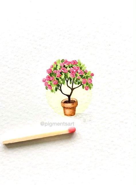 Flower Bushes Drawing, Watercolor Mini Paintings, Skulls Animal, Glass Cloches, Halloween Watercolor, Watercolor Flowers Tutorial, Art Tutorials Watercolor, Marjolein Bastin, Watercolor Paintings For Beginners