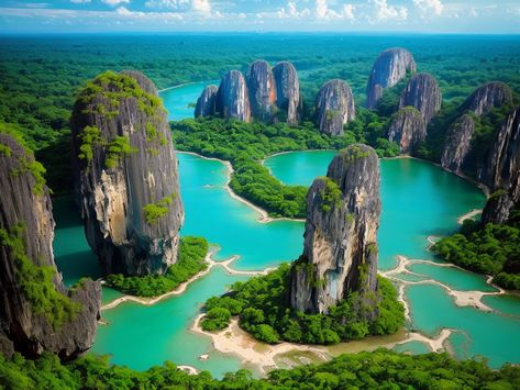 Discover Thailand's Beauty: James Bond Island Thailand Landscape, Thailand James Bond Island, Thailand Scenery, South East Asia Landscape, Thailand Mountains, James Bond Island, James Bond, Awe Inspiring, Thailand