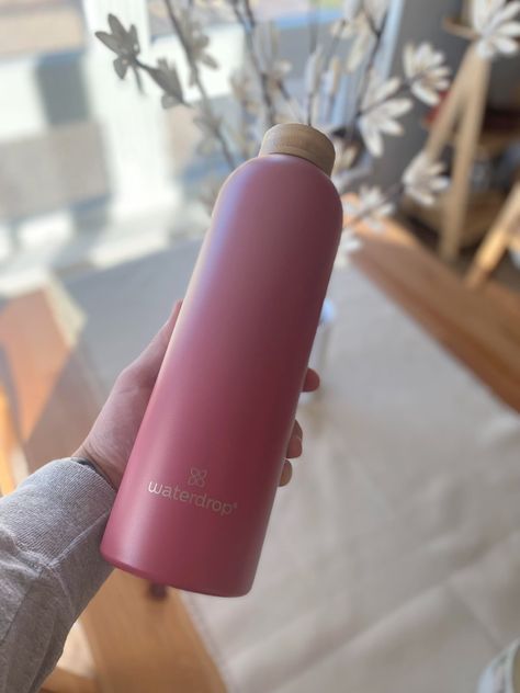 Waterdrop Steel Bottle Review With Photos | POPSUGAR Fitness Waterdrop Bottle, Popsugar Fitness, Sugary Drinks, Brand Concept, Sports Drink, Diet Coke, Steel Bottle, Best Face Products, Water Drops