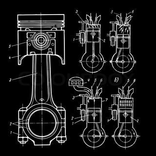 Blueprint Tattoo, Piston Drawing, Piston Tattoo, Engine Tattoo, Minimal Shirt Design, Mechanic Tattoo, 4 Tattoo, Computer Wallpaper Desktop Wallpapers, Geniale Tattoos