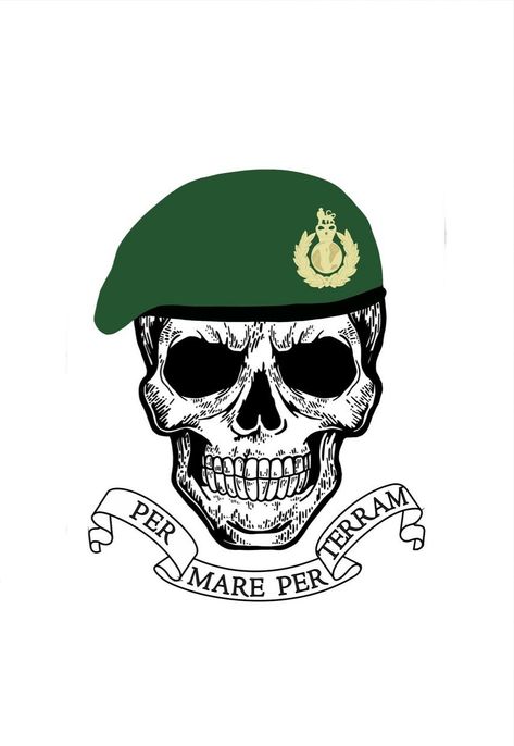 Royal Marines Commando Tattoo, Royal Marines Tattoo, Special Forces Logo, British Royal Marines, Military Life Quotes, Marine Tattoo, Airborne Army, Royal Marine Commando, Spartan Tattoo