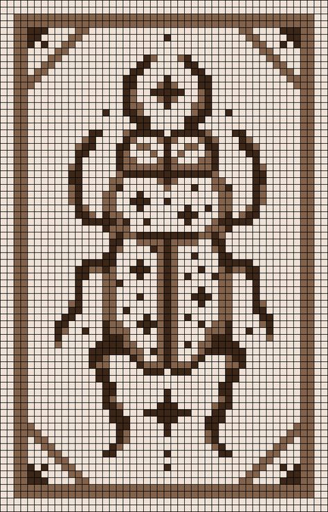 Alpha pattern #153631 | BraceletBook Dragonfly Grid Pattern, Free Vintage Cross Stitch Patterns, Pixel Beetle, Mermaid Alpha Pattern, Hedgehog Alpha Pattern, Tarot Card Crochet Tapestry Pattern, 3 Color Alpha Pattern, Shark Pixel Art Grid, Tarot Card Pixel Art Grid