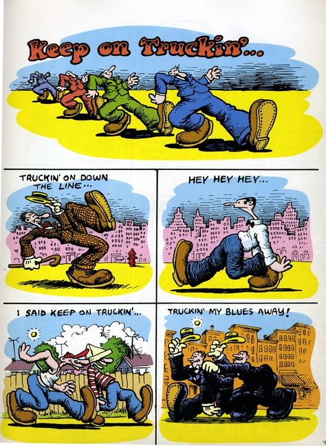 grateful dead cartoon images | Keep On Truckin' Apparel Crumb Art, Underground Comics, Robert Crumb Art, Bc Logo, R Crumb, Funny Trucker Memes Hilarious, Robert Crumb, Underground Comix, Ghost World