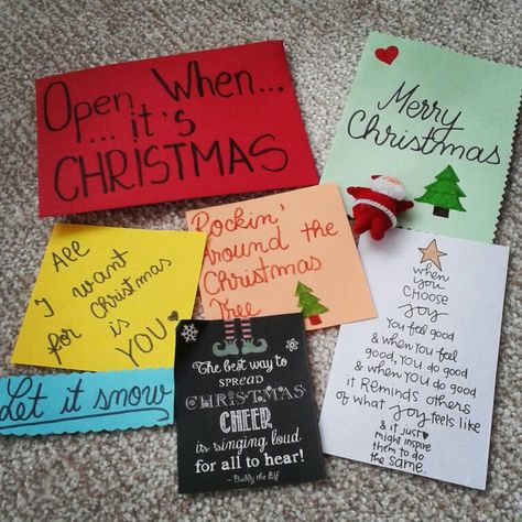 Open When Letters | Open When... it's CHRISTMAS Open When It’s Christmas Letter, Open When Its Christmas Letters, Open When Its New Years Letter, Open When Its Valentines Day Letter, Open When It’s Christmas, Open When You Want To Reminisce, Open When It’s Your Birthday Letter, Open When Letters To Best Friend, Open When Letters For Crush