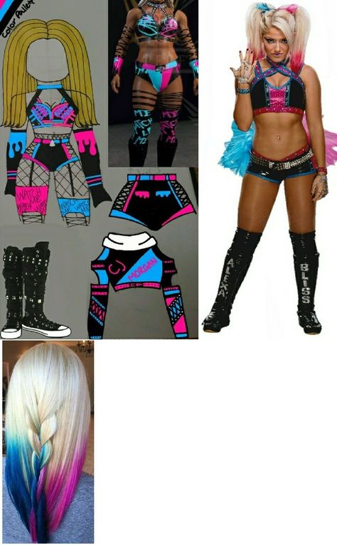 Wwe Outfits Woman, Wwe Outfits, Lilly Pulitzer Outfits, Wrestling Gear, Wwe Legends, Outfits Woman, Wwe Divas, Rave Wear, Gotham