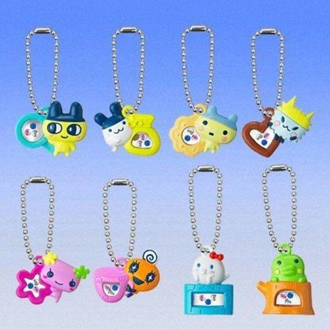 Bandai Tamagotchi Charmy Jewel Swing Gashapon figure Phone strap (set of 8) Tamagotchi Color, Y2k Tamagotchi, Tamagotchi Necklace, Tamagotchi Charm, Tamagotchi Vintage, Tamagotchi Collection, Virtual Pet, Cute Keychain, Arte Inspo