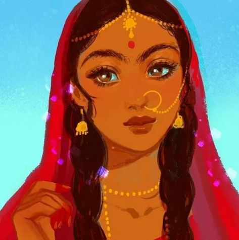 Indian Cartoon, Cartoon Paintings, Desi Art, Indian Illustration, South Asian Art, Indian Art Paintings, Art Cute, Hindu Art, South Asian