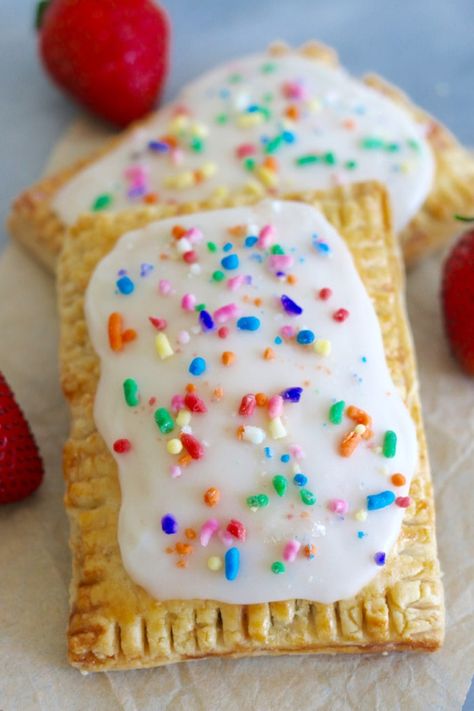 Homemade Pop-Tarts, PopTarts, Gemma Stafford, Bigger Bolder Baking, Recipes, Strawberry, Chocolate Fudge, Brown Sugar Cinnamon, baking recipes, recipes, bigger bolder baking, gemma stafford Berry Deserts, Strawberry Poptarts, Pop Tart Recipe, Baking Challenge, Strawberry Pop, Poptart Recipe, Strawberry Pop Tart, Bigger Bolder Baking, Homemade Strawberry Jam