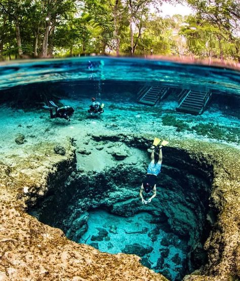 Crystal Clear Waters at Ginnie Springs, Florida - Unusual Places Clear Water Florida, Ginnie Springs, Travel Destinations Photography, Springs Florida, Greece Travel Guide, Usa Beaches, Travel Bucket List Usa, Usa Travel Destinations, Beautiful Places In The World