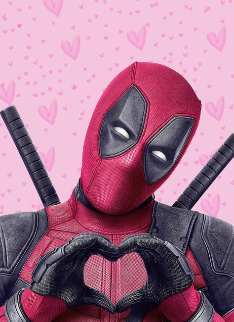 ☻➢☠☺ DEADPOOL ☠☺ Pink Deadpool, Deadpool Heart, Marvel Valentines, Deadpool Poster, Deadpool Wallpaper, Wallpapers Widgets, Dead Pool, Black Widow Marvel, Valentines Art