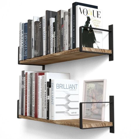 Mounted Book Shelf, Glass Organizer, Wall Bookshelf, Houston Apartment, Mens Bedroom Decor, Long Floating Shelves, Floating Bookshelf, Floating Bookshelves, Wall Shelving Units