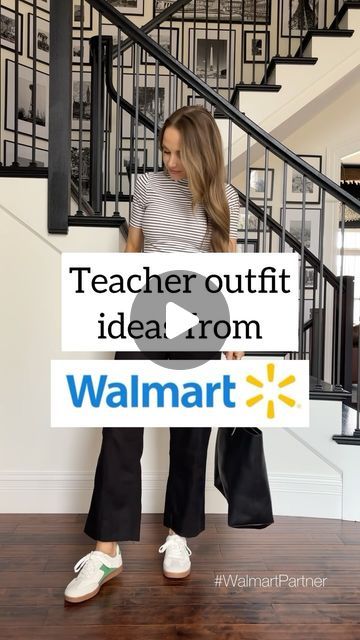 Merrick White / Style Educator on Instagram: "It’s Day 2 of TEACHER WEEK at Merrick’s Art! 👩🏻‍🏫🍎📚  For the next week, I’ll be sharing tons of pieces and outfits that would be perfect for teachers (and beyond…if you work in an office that’s business casual, these are great for you too).  Today I’m excited to show a few fantastic items and outfits from @walmartfashion. All fantastic, all affordable.  Comment with the word LINK below and I’ll send you a DM with links to all these pieces!  #walmartpartner #walmartfashion #liketkit @shop.ltk https://liketk.it/4LZs9" Fall Work Outfits For Teachers, Khaki Pants Outfit Women Work Fall, Teacher Boots Outfit, Fall Outfits For Teachers Over 40, Teacher Outfits With Vans, Cute Winter Teacher Outfits, Teacher Work Outfits Women, Monday Teacher Outfit, Teacher Outfit With Tennis Shoes