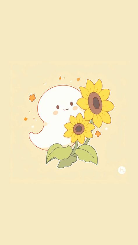 50 Ghost Phone Wallpapers to Haunt Your Screen - Crafty Cici Joy Valentines Ghost Wallpaper, Cute Sunflower Wallpaper, Spring Ghost, Ghosts Stickers, Ghost Wallpapers, Cute Pink Halloween, Spooky Doodles, Ghost Wallpaper, Cute Iphone Wallpaper Tumblr