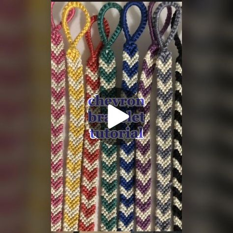 Embroidery Bracelets Chevron, How To Make A Chevron Bracelet Step By Step, Bracelet Bresilien Chevron, How To Make A Chevron Bracelet, Chevron Friendship Bracelets Tutorial, Chevron Bracelet Color Ideas, Chevron Bracelet Pattern, Chevron Bracelet Tutorial, Chevron Tutorial