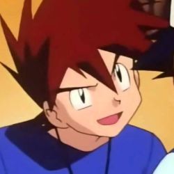 Gary Oak Icon, Gary Oak Fanart, Oak Fanart, Gary Pokemon, Professor Oak, Comic Character Design, Gary Oak, Pokemon Dawn, Human Pokemon