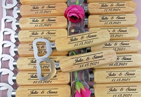 Wedding Favors For Guests Rustic, Engraved Bottle Opener, Burlap Lace Wedding, Wedding Favours Luxury, Soap Wedding Favors, Custom Bottle Opener, Party Favors Wedding, Bridal Shower Party Favors, Candy Wedding Favors